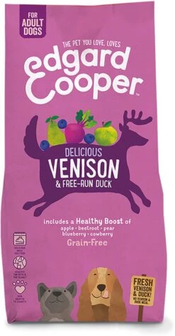 Edgard & Cooper Verse Hert & Scharreleend Adult - Hondenvoer - 12 Kg -Hondenproducten 626x1200 2