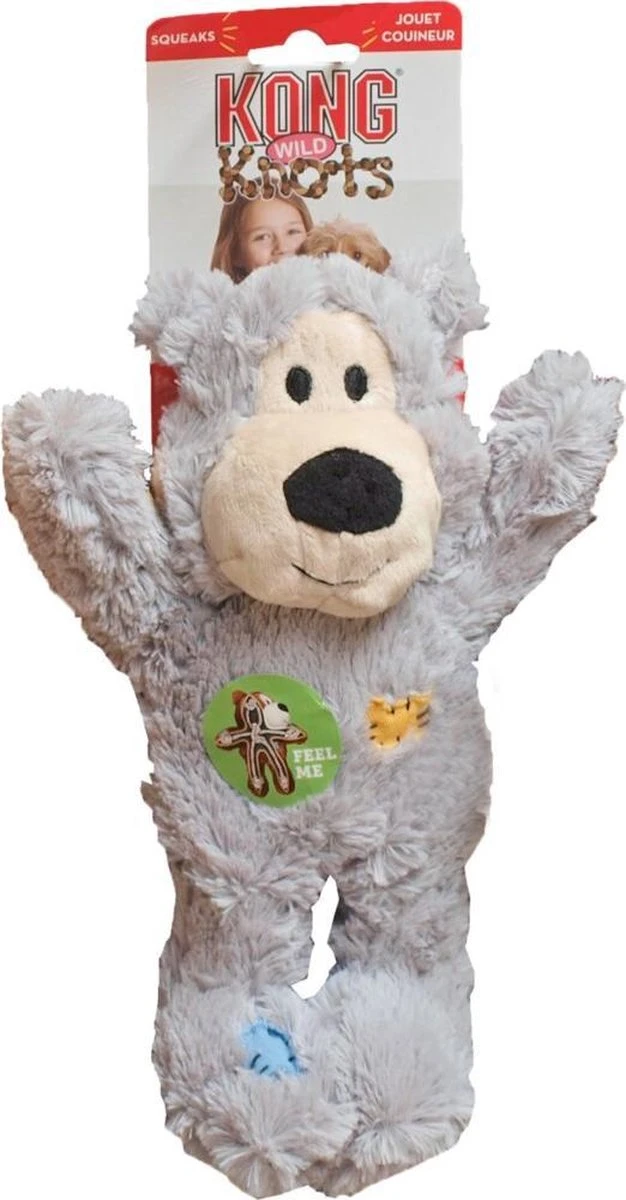 Kong Wild Knots Beer - Hondenspeelgoed - Assorti - M - 25 X 20 X 10 Cm 4 Kong Wild Knots Beer - Hondenspeelgoed - Assorti - M - 25 X 20 X 10 Cm - Afbeelding 2