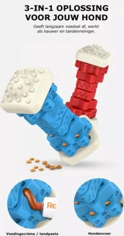 3-in-1 Hondenkauwbot - Gebitsverzorging - IQ Training - Voedsel Afgifte Functie - Geometrisch Ontwerp - Duurzaam & Milieuvriendelijk - Kauwbot - Honden - Hondenbot - Rood 14 3-in-1 Hondenkauwbot - Gebitsverzorging - IQ Training - Voedsel Afgifte Functie - Geometrisch Ontwerp - Duurzaam & Milieuvriendelijk - Kauwbot - Honden - Hondenbot - Rood -Hondenproducten 631x1200