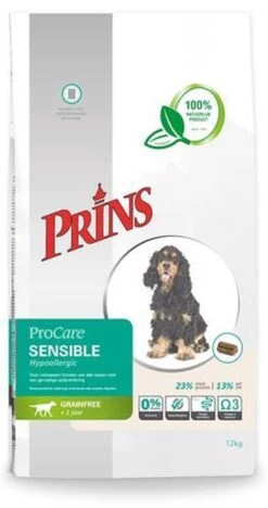 Prins Procare Graanvrij Sensible Hypoallergic - 12 KG 29 Prins Procare Graanvrij Sensible Hypoallergic - 12 KG -Hondenproducten 633x1200 1