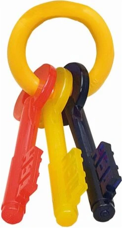 Nylabone Puppy Teething Key Flexible Geel&Blauw&Rood - Hondenspeelgoed - Wolf Tot 16kg -Hondenproducten 640x1200 3