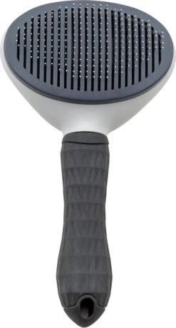 Lorell Pet Company Kattenborstel/Hondenborstel - Borstel Voor Langharig/kortharig -Hondenhaar En Kattenhaar Verwijderaar - Grijs -Hondenproducten 645x1200