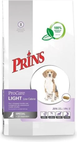 Prins Procare Light - 7.5 KG 31 Prins Procare Light - 7.5 KG -Hondenproducten 647x1200