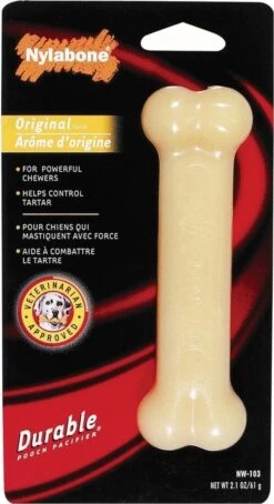 Nylabone Harde Bijters Kluif - Ham - Voor Honden Tot 15 Kg -Hondenproducten 653x1200 1