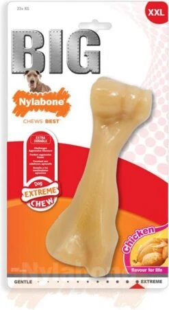 Nylabone Harde Bijters Kluif - Kip - Voor Honden Tot 15 Kg -Hondenproducten 657x1200 1