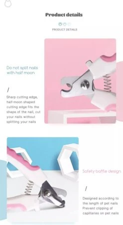 Merkloos Professionele Nagelschaar - Dieren Nagelschaar - Roze - Honden Nagelknipper - Hondennagels - Honden Knip Schaar - Honden Knipsch -Hondenproducten 658x1200