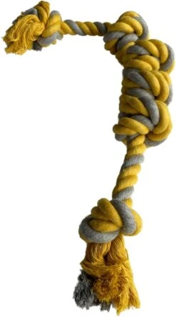 BoDutch Flostouw Hond - Hondenspeelgoed - Trektouw Hond - Hondentouw - Flostouw Hond - 60 Cm - Apporteerspeelgoed - Geel/Grijs 12 BoDutch Flostouw Hond - Hondenspeelgoed - Trektouw Hond - Hondentouw - Flostouw Hond - 60 Cm - Apporteerspeelgoed - Geel/Grijs -Hondenproducten 666x1200