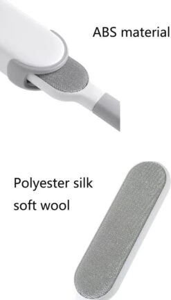 IGOODS - Pet Hair Remover - Hond & Kat Roller Brush - Dubbelzijdig Bont Ontharingsgereedschap Met Zelfreinigende Basis - Reismaatborstel - Voor Kleding - Bank - Tapijt - Autostoel GRIJS -Hondenproducten 686x1200