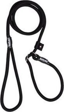 Rebel Petz - Honden Trainingslijn Met Halsband - Taupe, Zwart, Groen & Oranje - Maat Small Of Large - Kleur: Taupe, Maat: Large -Hondenproducten 689x1200