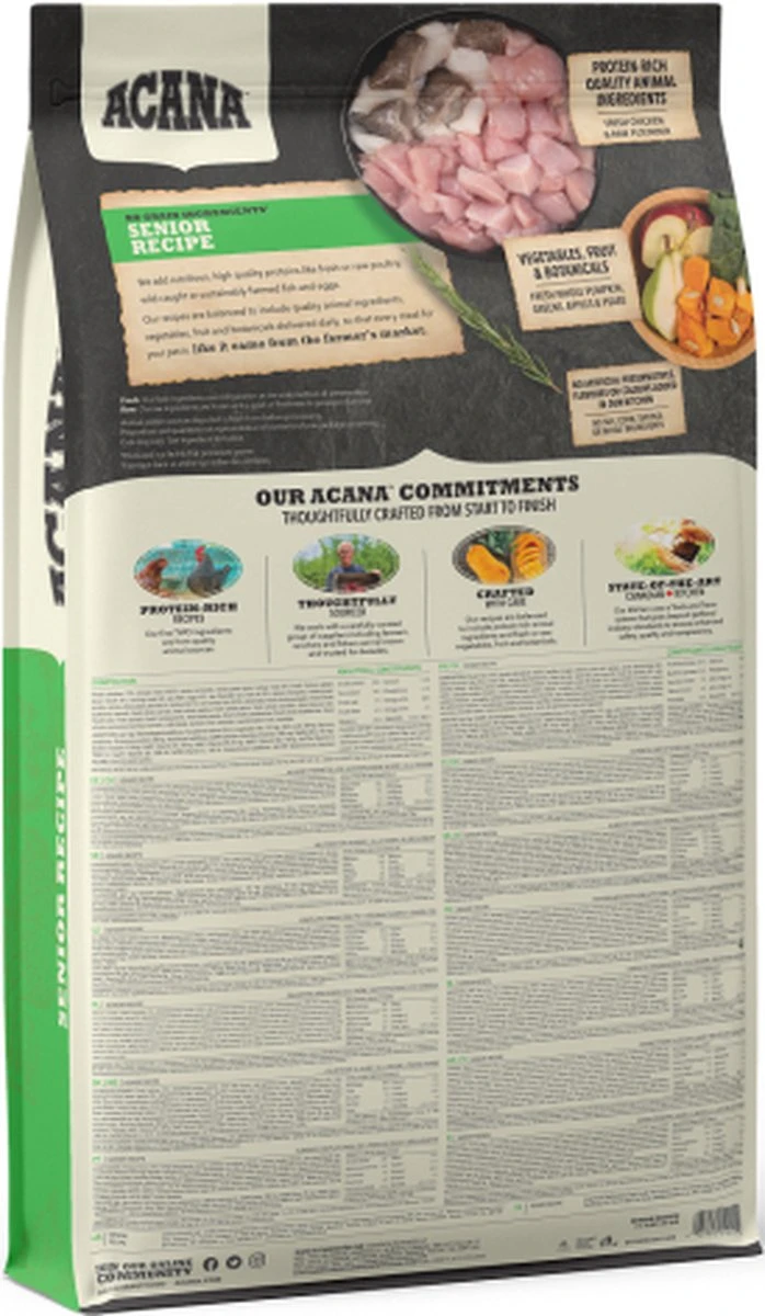Acana Heritage Senior Dog - 11.4 KG 10 Acana Heritage Senior Dog - 11.4 KG - Afbeelding 8