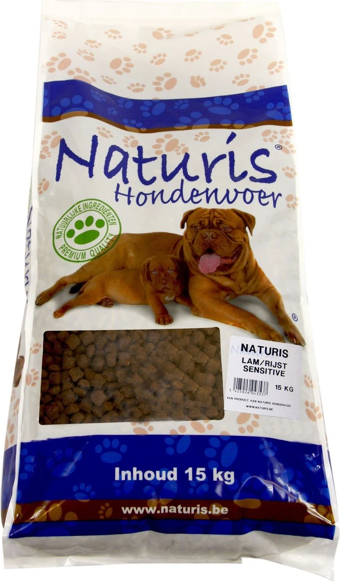 Naturis Krokante Brok Lam/Rijst Sensitive 15kg 4 Naturis Krokante Brok Lam/Rijst Sensitive 15kg - Afbeelding 2