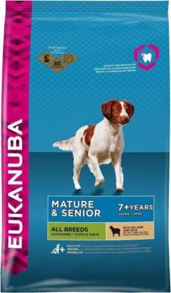 Eukanuba Dog Mature & Senior - Alle Rassen - Lam & Rijst - Droogvoer - 12 Kg -Hondenproducten 703x1200 1