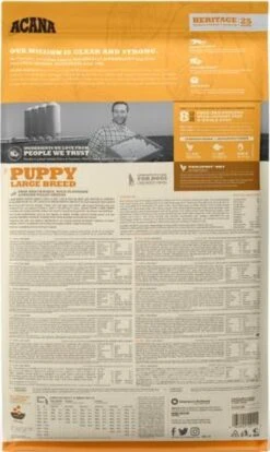 Acana Heritage Puppy Large Breed 30 Acana Heritage Puppy Large Breed -Hondenproducten 716x1200