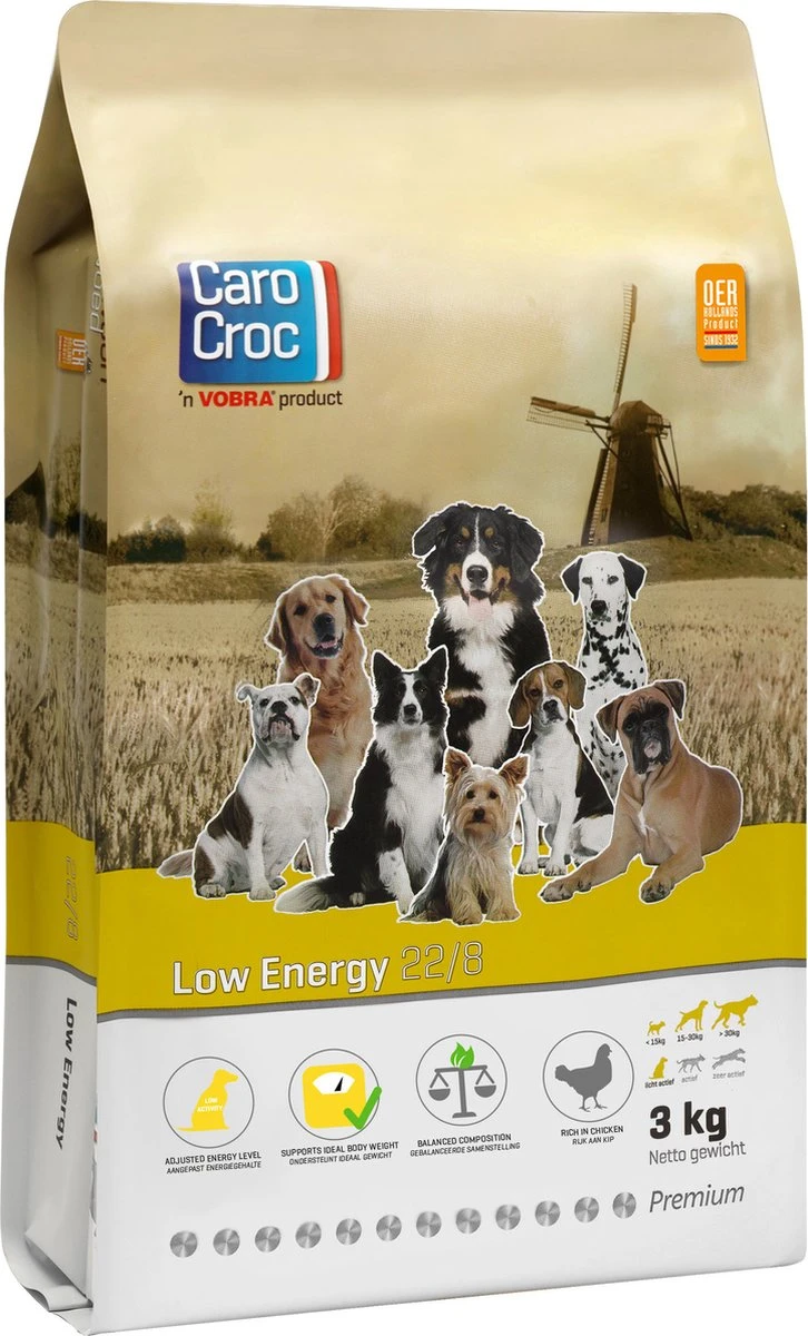 Carocroc Low Energy 22/8 - Hondenvoer - 15 Kg 11 Carocroc Low Energy 22/8 - Hondenvoer - 15 Kg - Afbeelding 9