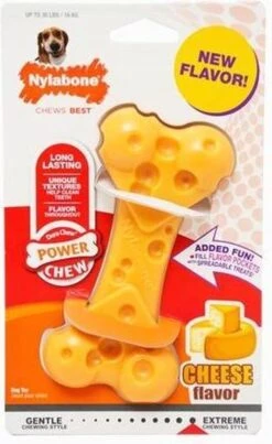 Nylabone Durable Cheese Bone - M -Hondenproducten 735x1200 1