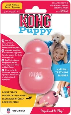 Kong Puppy - Kauwbot Hondenspeelgoed Small - Kauwbot - 85mm X 42mm - Groen/Wit -Hondenproducten 742x1200 2