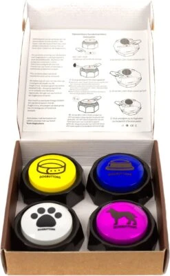 Dogbuttons® – PETIFY PREMIUM Praatknoppen –4 Stuks - Praatknop – Hond – Opneembare Knoppen – Hond Praten – Hondentraining – Praatknoppen – Dog Button – Hondenknop – Huisdier – Honden Speelgoed Intelligentie – Praten Met Hond – Laat Uw Hond Spreken! 15 Dogbuttons® – PETIFY PREMIUM Praatknoppen –4 Stuks - Praatknop – Hond – Opneembare Knoppen – Hond Praten – Hondentraining – Praatknoppen – Dog Button – Hondenknop – Huisdier – Honden Speelgoed Intelligentie – Praten Met Hond – Laat Uw Hond Spreken! -Hondenproducten 742x1200