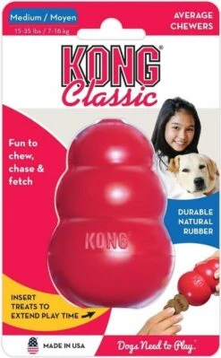 Kong Kauwbot - Hondenspeelgoed - Rood - M -Hondenproducten 743x1200