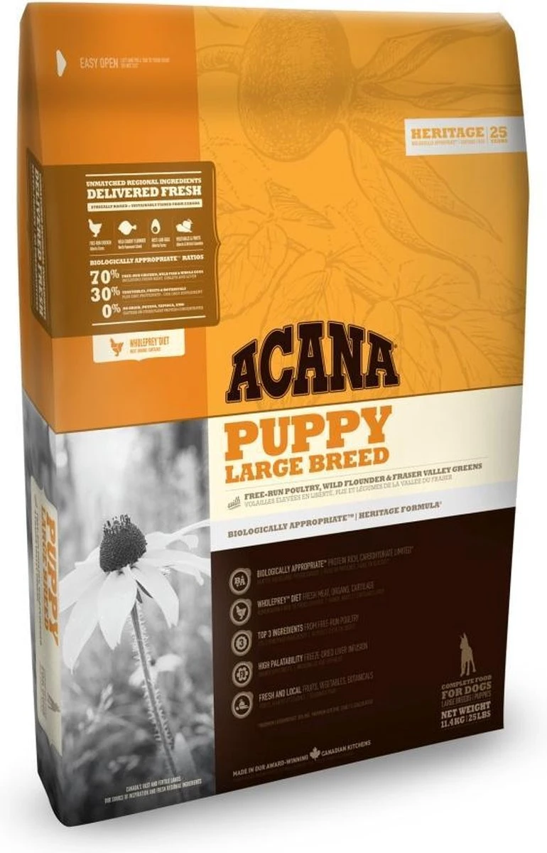 Acana Heritage Puppy Large Breed 3 Acana Heritage Puppy Large Breed