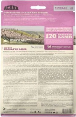Acana Singles Grass-Fed Lamb Dog 19 Acana Singles Grass-Fed Lamb Dog -Hondenproducten 777x1200 2