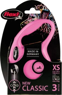 Flexi New Classic Koord - Hondenriem - Roze - XS - 3 M -Hondenproducten 777x1200