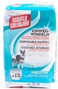Simple Solution Wegwerp Honden Luier - SMALL 12 ST 38-48 CM -Hondenproducten 784x1200 1