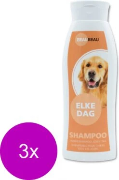Beaubeau Hondenshampoo Elke Dag - Hondenvachtverzorging - 3 X 500 Ml -Hondenproducten 797x1200 1