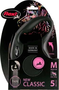 Flexi Classic Tape - Zwart - M - 5 M -Hondenproducten 797x1200