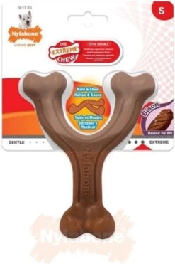 Nylabone Extreme Kauwbot Vorkbeen - Voor De Krachtigste Kauwers - Bizon Of Kipsmaak - S/M/L - Smaak: Bizon, Maat: Large -Hondenproducten 800x1200 31