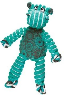 Kong Floppy Knots - M/L - Nijlpaard - Hondenspeelgoed - Groen/ Blauw - 36 X 19 X 8 Cm -Hondenproducten 812x1200 4
