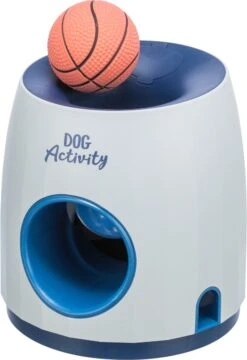 Trixie Dog Activity Strategiespel Ball&Treat Wit / Blauw - 17X17X18 CM -Hondenproducten 823x1200 7