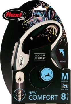 Flexi Rollijn New Comfort Koord M Zwart&Lichtgrijs - Hondenriem - 8 M 9 Flexi Rollijn New Comfort Koord M Zwart&Lichtgrijs - Hondenriem - 8 M -Hondenproducten 825x1200 1