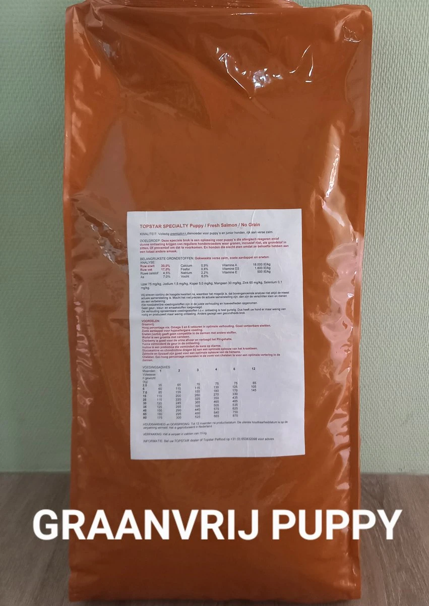 Topstar Specialty Fresh Salmon Puppy No Grain 3 Topstar Specialty Fresh Salmon Puppy No Grain