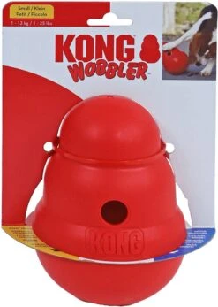 Kong Wobbler - Hondenspeelgoed - Rood - S - 15 X 11 Cm -Hondenproducten 855x1200 1