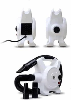 Hondenfohn - Waterblazer Met Draaiknop - 2400W Vermogen Met Warme En Koude Stand - Wit -Hondenproducten 856x1200 3