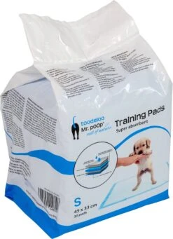 Mr. Poop Toodeloo -Puppy Pads - Training Pads - Maat S: 45 X 33cm - 30 Stuks -Hondenproducten 868x1200 1