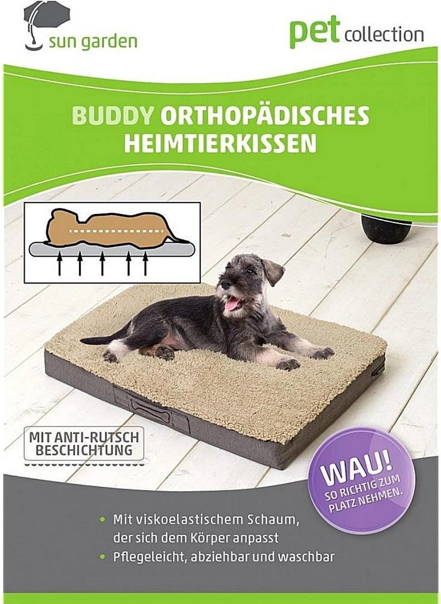 Sun Garden Buddy Orthopedisch Hondenkussen 140x100x10cm 6 Sun Garden Buddy Orthopedisch Hondenkussen 140x100x10cm - Afbeelding 4