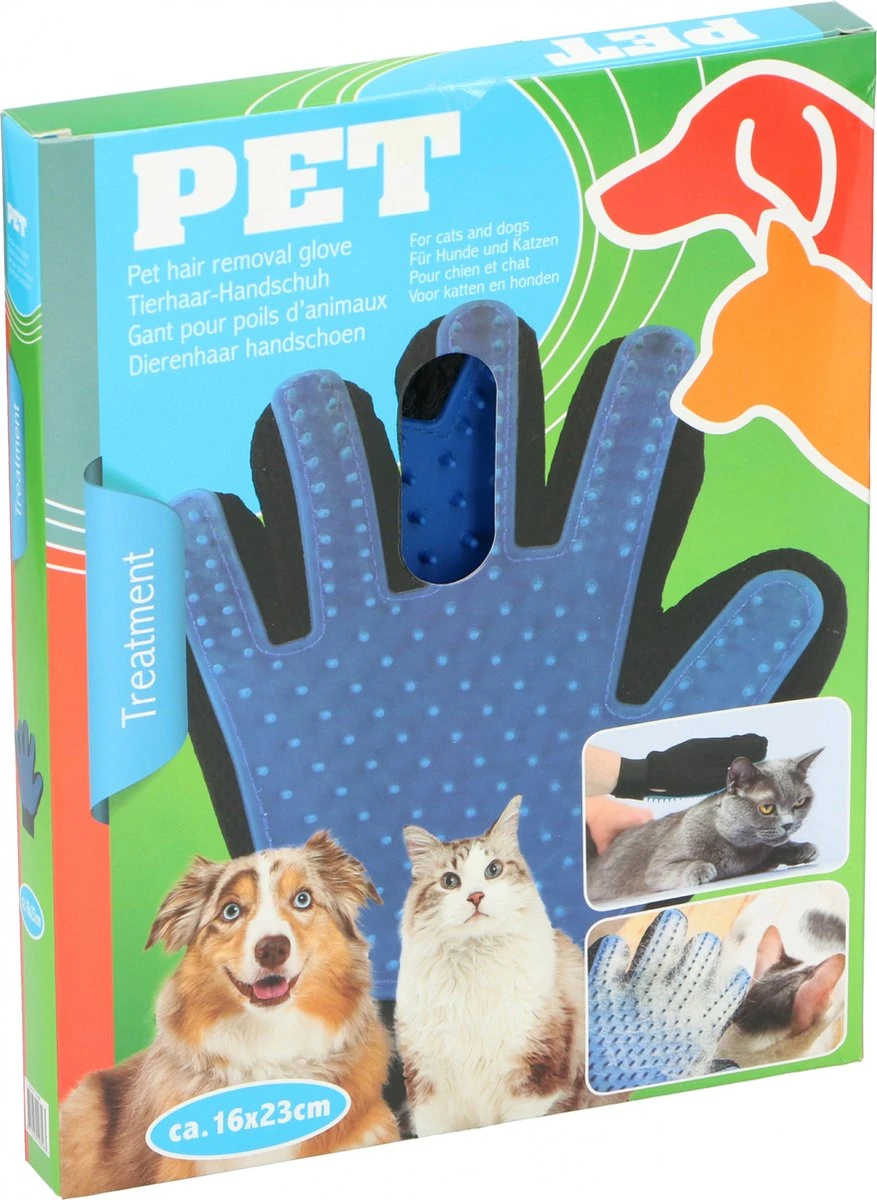 Merkloos Vachtverzorgingshandschoen 10 Merkloos Vachtverzorgingshandschoen - Afbeelding 8