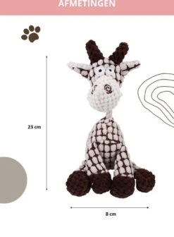 Honden Knuffel - Set Van 2 - Hondenspeelgoed Met Piep - Honden En Katten - Ezel En Giraf - Sellaio -Hondenproducten 881x1200 7