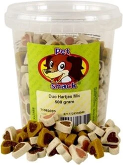 Petsnack Duo Mix Hartjes 500 Gr -Hondenproducten 892x1200