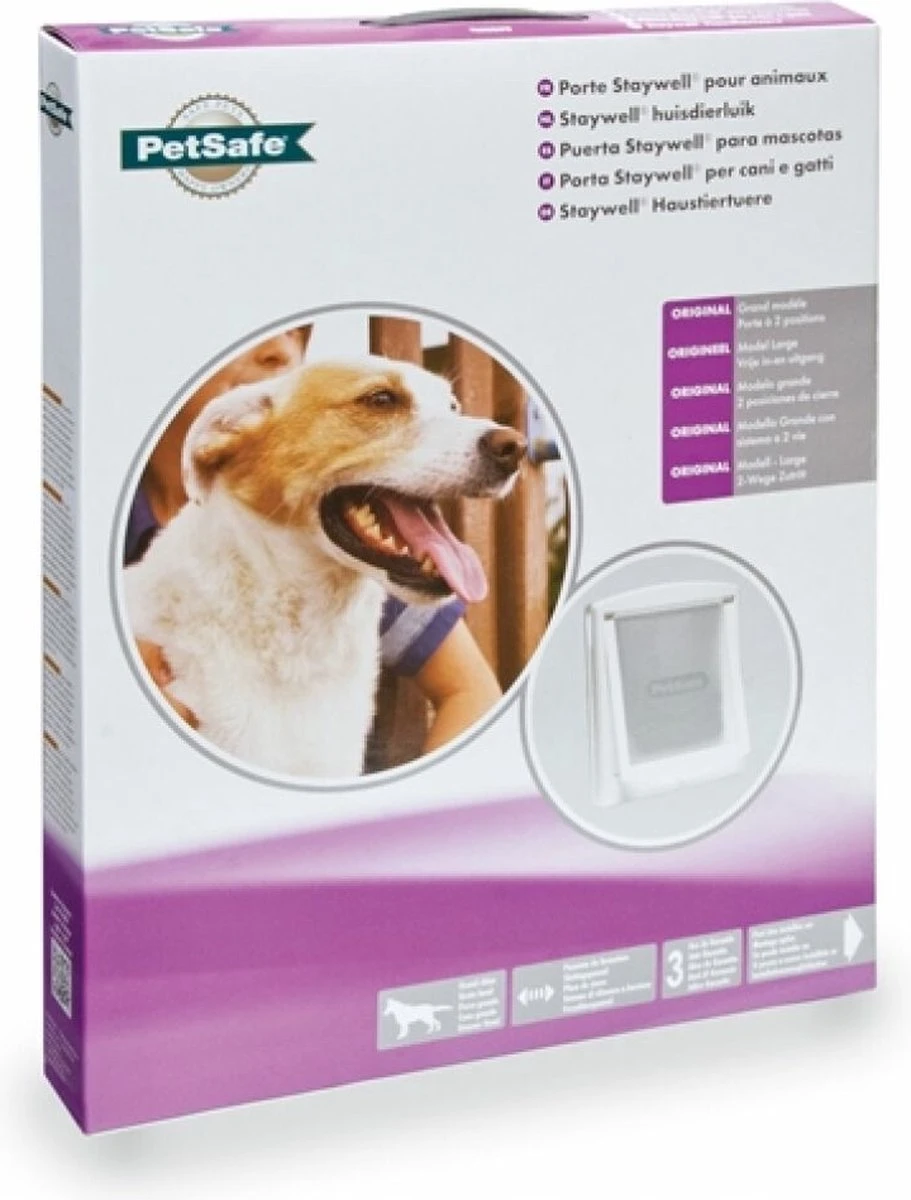 Petsafe 760 Hondenluik - L - Wit - 37 X 31,4 Cm 3 Petsafe 760 Hondenluik - L - Wit - 37 X 31,4 Cm