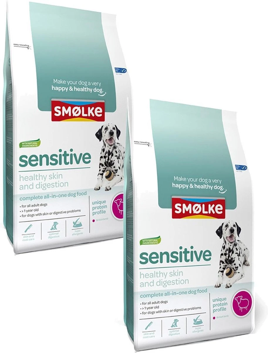 Smolke Sensitive - Hondenvoer - 2 X 3 Kg 4 Smolke Sensitive - Hondenvoer - 2 X 3 Kg - Afbeelding 2