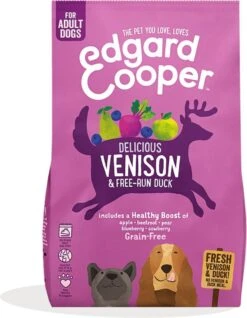Edgard & Cooper Verse Hert & Scharreleend Adult - Hondenvoer - 12 Kg -Hondenproducten 933x1200