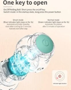 Merkloos Pecute® Elektrische Speelbal - Slimme Interactieve Zelfrollende Bal - Kat En Hond Speelgoed - Kattenspeelgoed - Blauw -Hondenproducten 957x1200