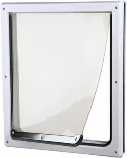 Trixie 2-Weg Hondenluik Wit - M-XL 39 X 45 CM -Hondenproducten 961x1200 2