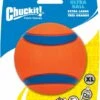 Chuckit! Ultra Ball XL – Honden Speelgoed – Ø 9 Cm – Oranje/Blauw – Apporteerspeelgoed – 1-Pack -Hondenproducten 962x1200 4