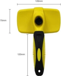 ElegaPet Hondenborstel Groen - Hondenhaar Verwijderen - Kat En Hondenkam - Slickerborstel Hond En Kat - Groomer - Ondervacht Kam Hond - Borstel Hond - Hondenborstel Langharig En Kortharig - Slickerborstel - Anti Klit/Knopen/Huidschilfers -Hondenproducten 964x1200