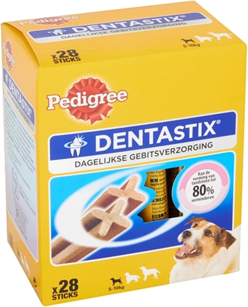 Pedigree Dentastix Mini Hond Multipack - Gebitsverzorgende Hondensnack - 4 X 7 Stuks 9 Pedigree Dentastix Mini Hond Multipack - Gebitsverzorgende Hondensnack - 4 X 7 Stuks - Afbeelding 7