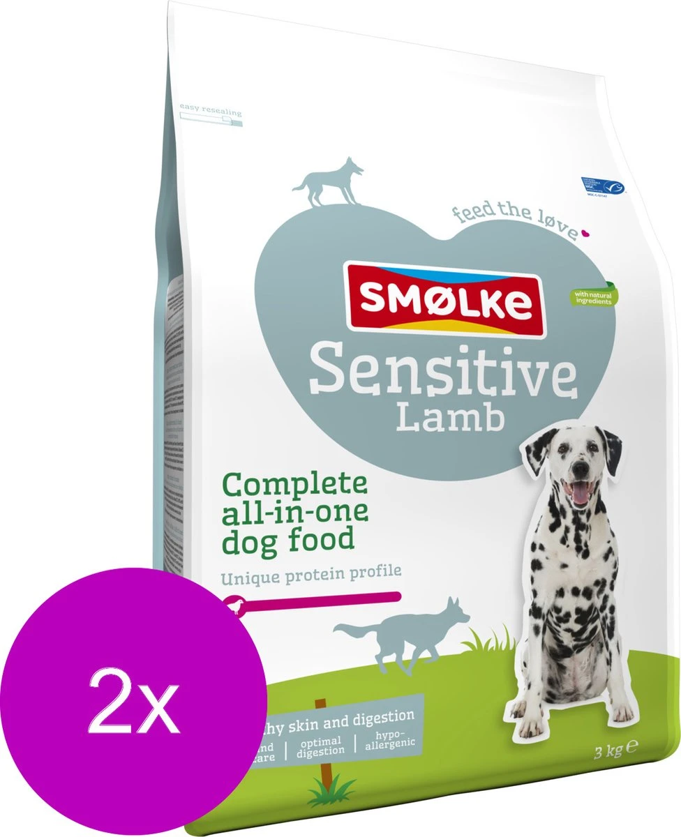 Smolke Sensitive - Hondenvoer - 2 X 3 Kg 5 Smolke Sensitive - Hondenvoer - 2 X 3 Kg - Afbeelding 3