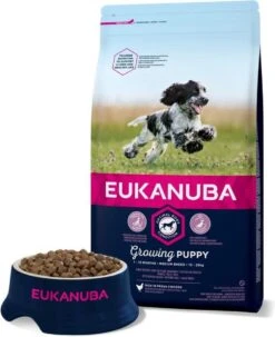 Eukanuba Dog Puppy Medium Breed- Kip - Puppyvoer - 15 Kg -Hondenproducten 978x1200 3